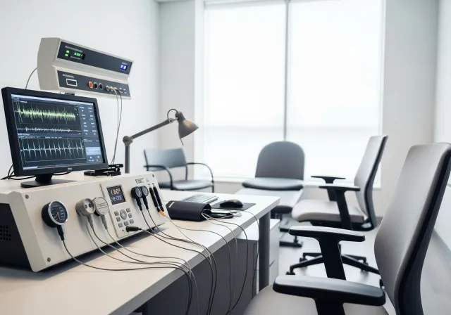 Professional polygraph and lie detector testing facility in Bristol with Stoelting CPS examination equipment